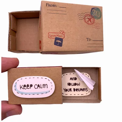 immi Mini Überraschung, kleines Geschenk in der Box (Anlass/Keep calm)