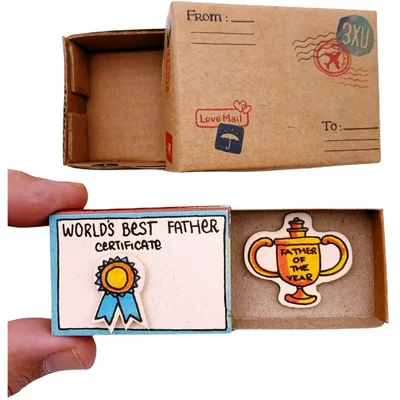 immi Mini Überraschung, kleines Geschenk in der Box (Anlass/Bester Vater)