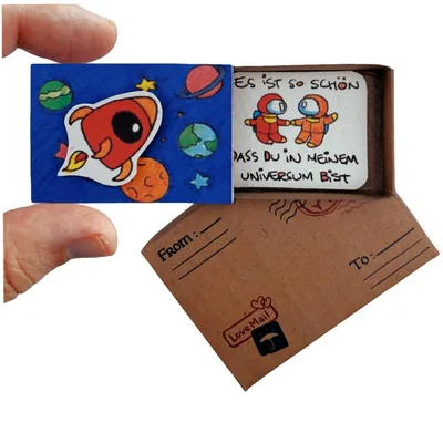 immi Mini Überraschung, kleines Geschenk in der Box (Liebe/Universum)