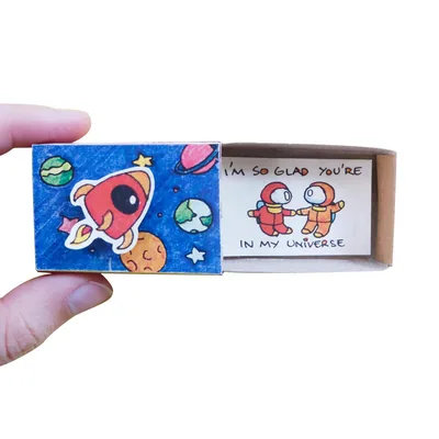 immi Mini Überraschung, kleines Geschenk in der Box (Love/Universe)