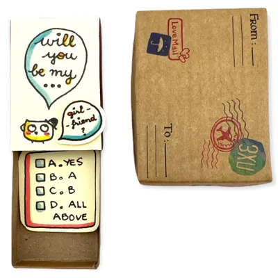 immi Mini Überraschung, kleines Geschenk in der Box (Willst Du meine Freundin sein)