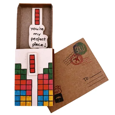 immi Mini Überraschungs-Geschenk 3XU Grußkarte (Du passt perfekt zu mir)