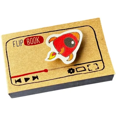 immi Mini Überraschungs-Geschenk 3XU Grußkarte (Flipbook (In my Universe))