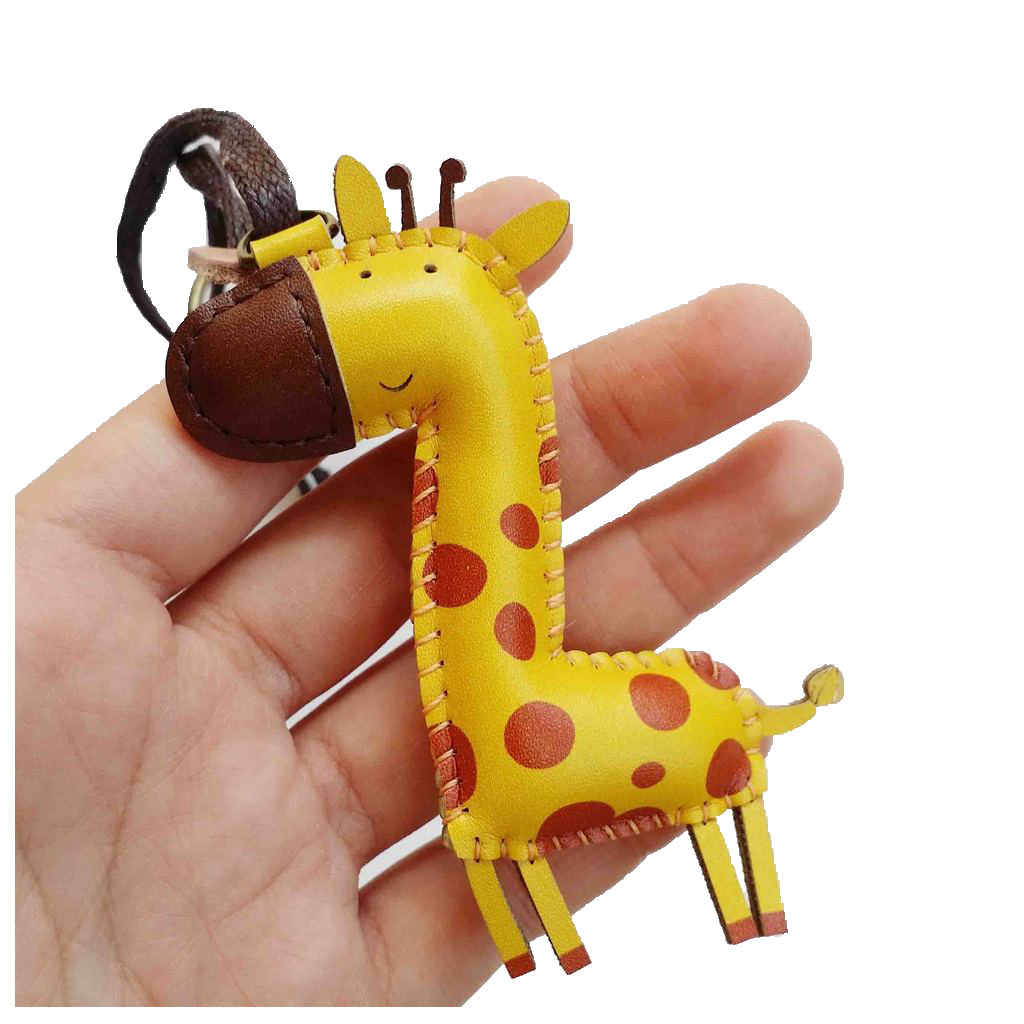 immi Taschenanhänger, liebevoll handgefertigt für Taschen, Koffer, Schlüsselbund (Giraffe) 3XU