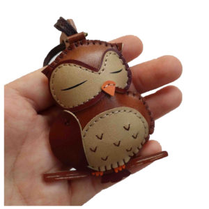 immi Taschenanhänger, liebevoll handgefertigt für Taschen, Koffer, Schlüsselbund (Owl, Eule) 3XU