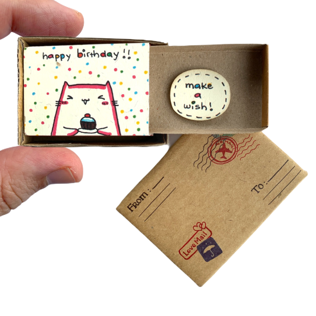 immi Mini Überraschungs Geschenk Geburtstag Wünsch Dir was - Make a wish Kitty Cupcake