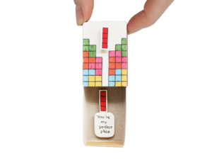 immi Mini Überraschungs Geschenk Liebe Tetris Spiel - You are my perfect piece